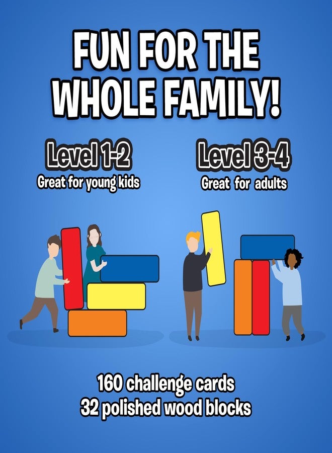 The Uzzle Stack Royale Board Game, Fast & Fun Family Board Game for Children & Adults, Color Block Puzzles Games for Ages 4+ - Image 4